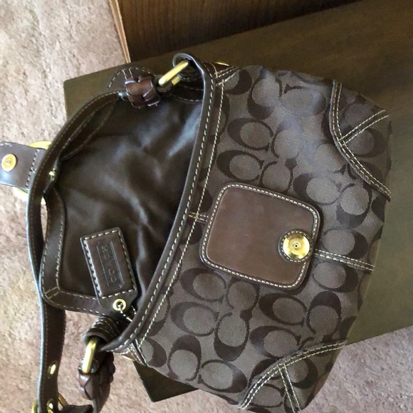 COACH SIGNATURE BROWN ON BROWN! - Picture 14 of 15